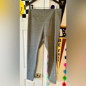 Nike Training Dri-FIT One Mid-Rise Leggings Size XL Gray Heather NWT